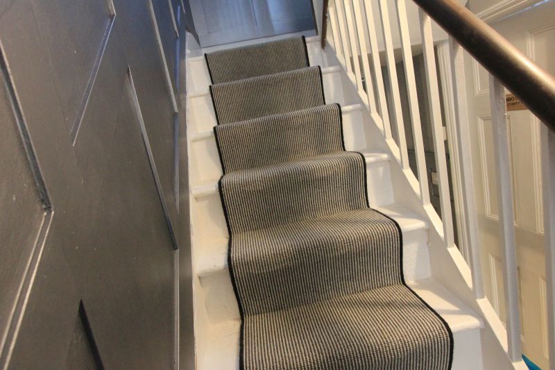 Protects stairs from wear.