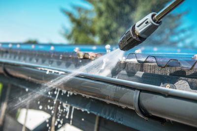 Power Wash Roofs and Gutters!