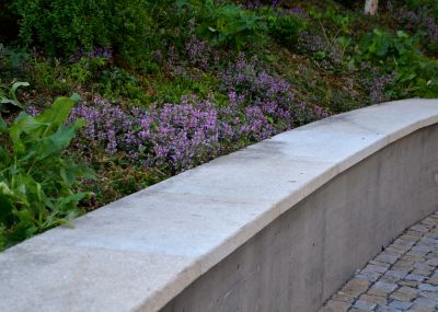 Power Wash a Concrete Retaining Wall!